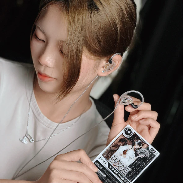 HE Cai Wenji 10mm Single Dynamic Driver In-Ear Monitors - Image 7