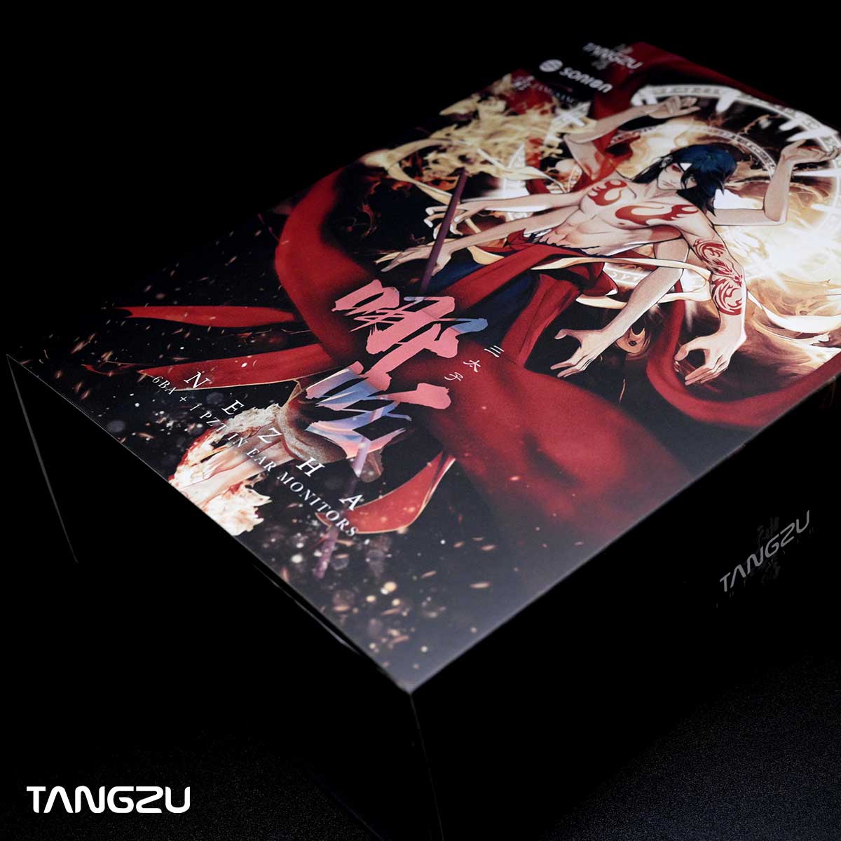TANGZU NEZHA 6 BA +1 EST IN EAR MONITORS Multi-Drive Wired Earphones IEM 0.78mm 3.5+4.4mm Cable Hybrid Driver Headest - Image 4