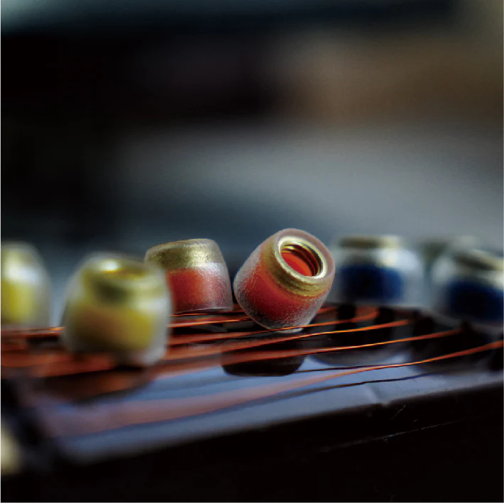 TANGZU Tang Sancai Noble Liquid Silicone Hybrid Eartips Brass Edition - Image 4