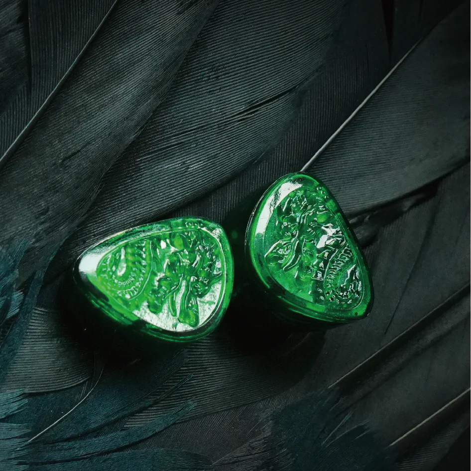 TANGZU WANER SG 2 Jade Dragon Edition 10mm PET Single Dynamic In-Ear Earphones - Image 3