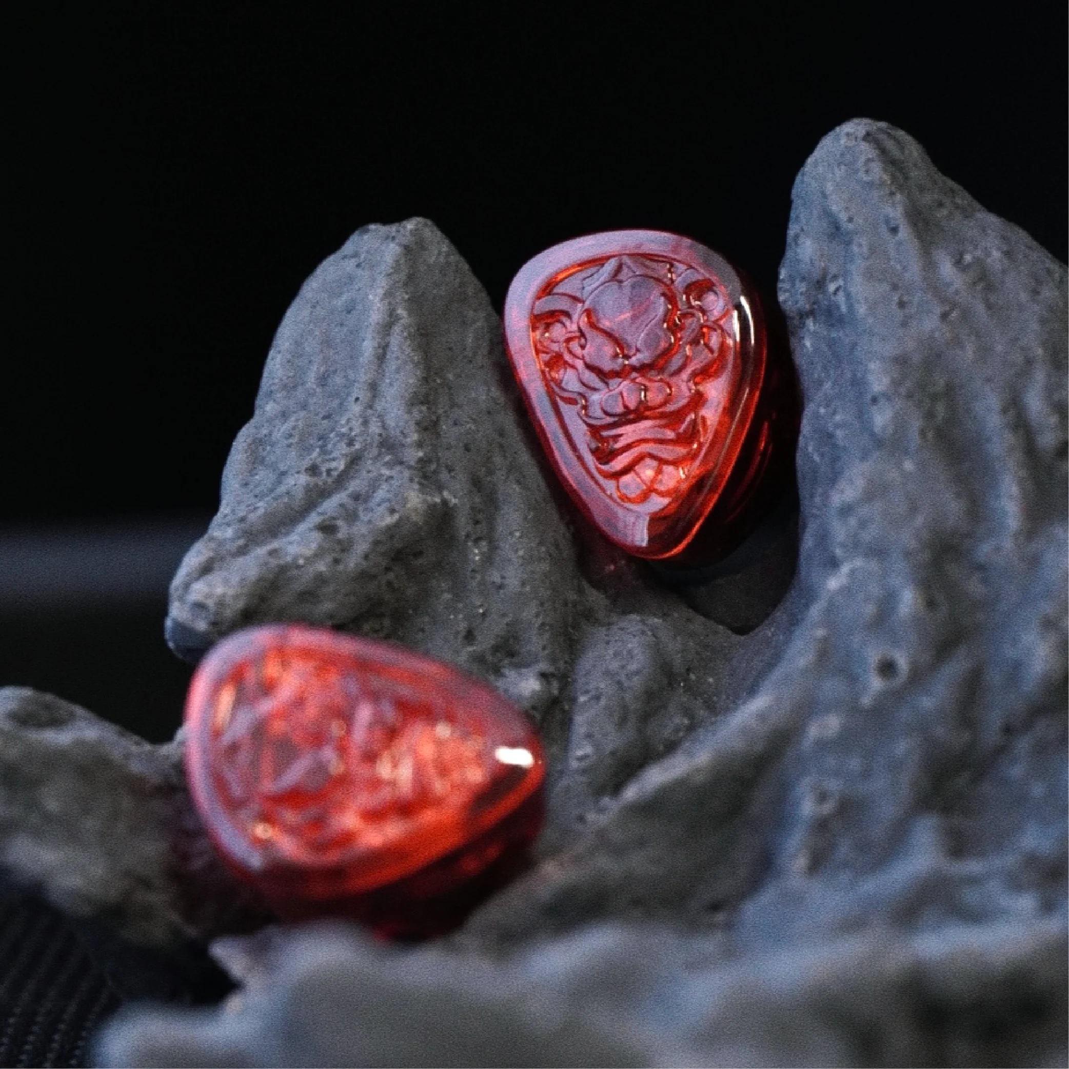 TANGZU WANER SG 2 Red Lion Edition 10mm PET Single Dynamic In-Ear Earphones - Image 2