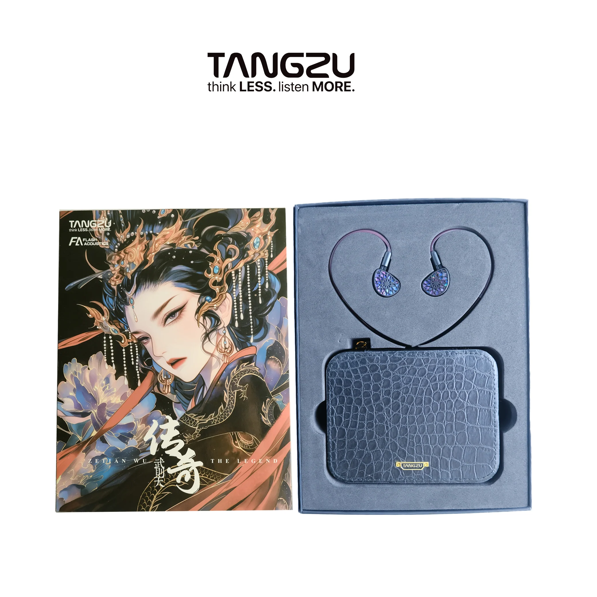 TANGZU Wu Zetian Legend Edition HIFI wired headphones dual plane 14.2mm/6.2mm 0.78mm detachable cable - Image 8