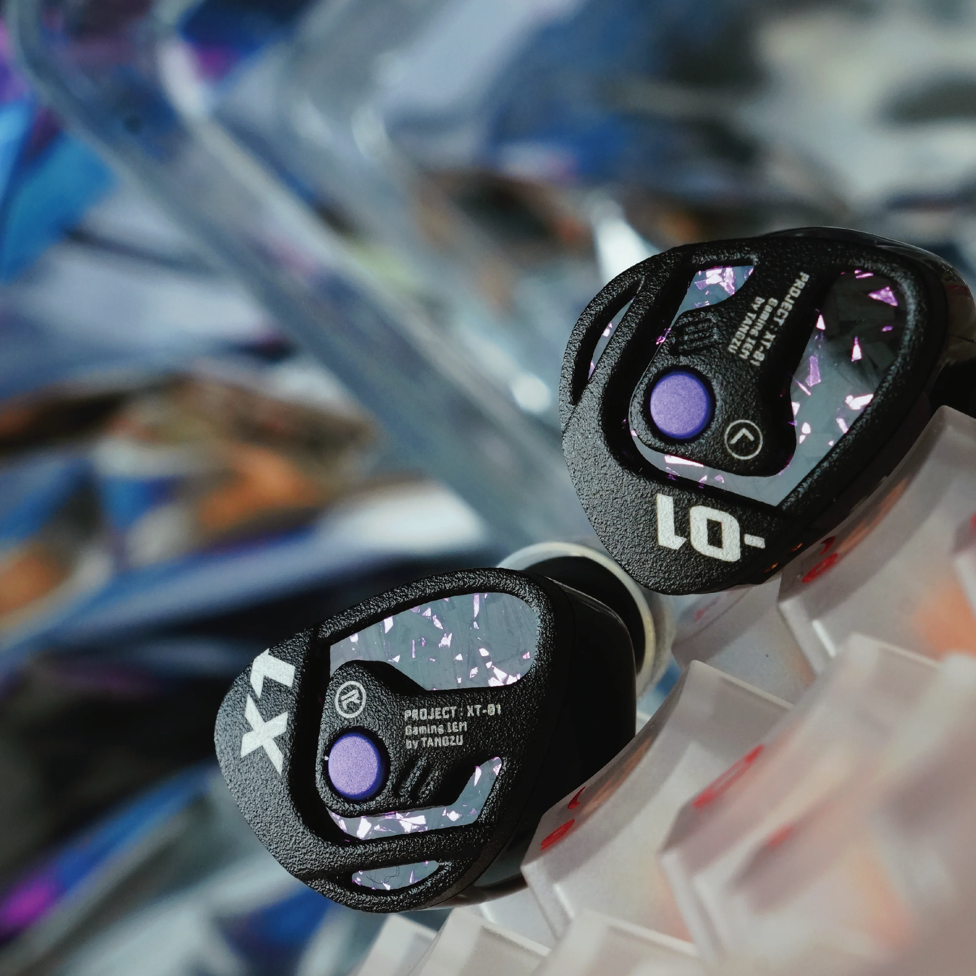 TANGZU Xue Tao 10mm Single Dynamic Driver Glass Diaphragm Unit Gaming In-Ear Monitor Headphones - Image 3