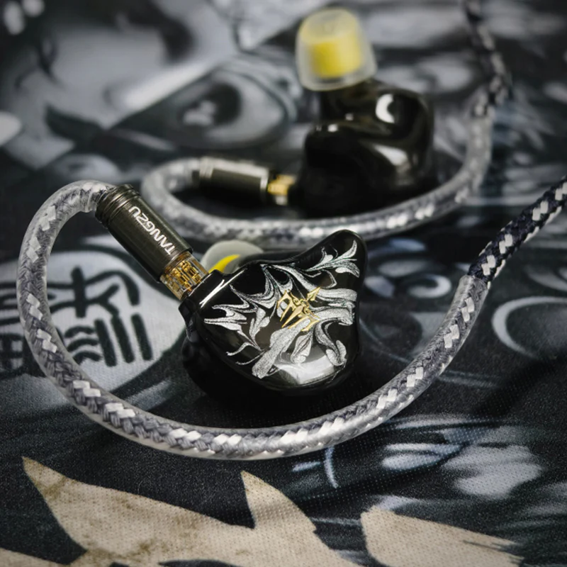 TANGZU Zhu Bajie HIFI headphones 14.2mm dynamic driver 4 balanced 1 static magneto (EST) 1 ceramic piezoelectric bone conductor - Image 5
